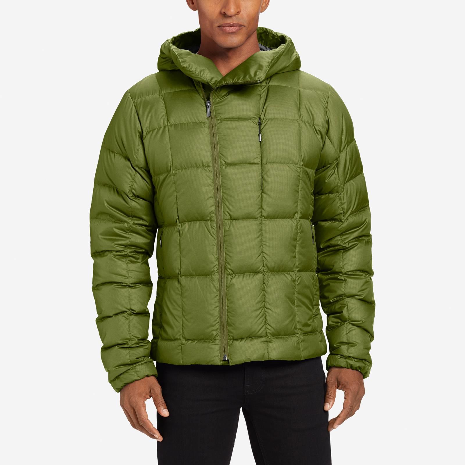 Down Hoody Jacket- Pesto Heather