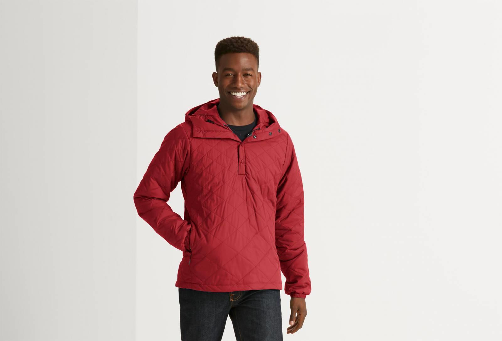 Synfill Hoody Pullover II - Pomegranate