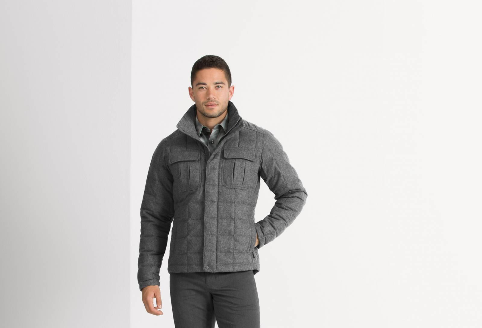 Utility Wool Down Jacket - Cape Heather