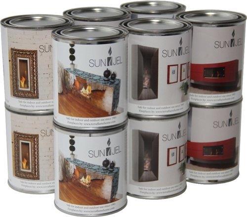 12 PK SunJel Gel Fuel Cans