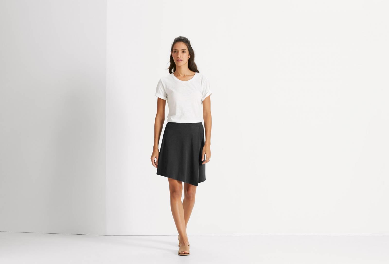 Astir Pleat Skirt - Caviar