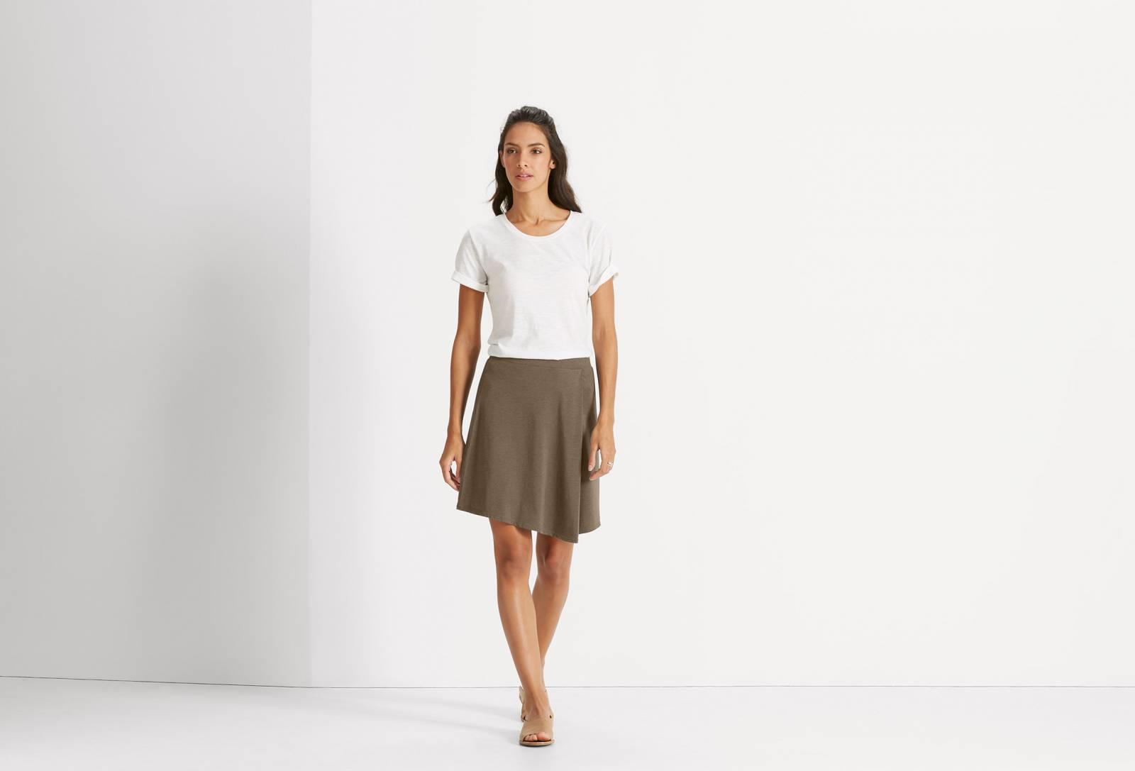 Astir Pleat Skirt - Sable