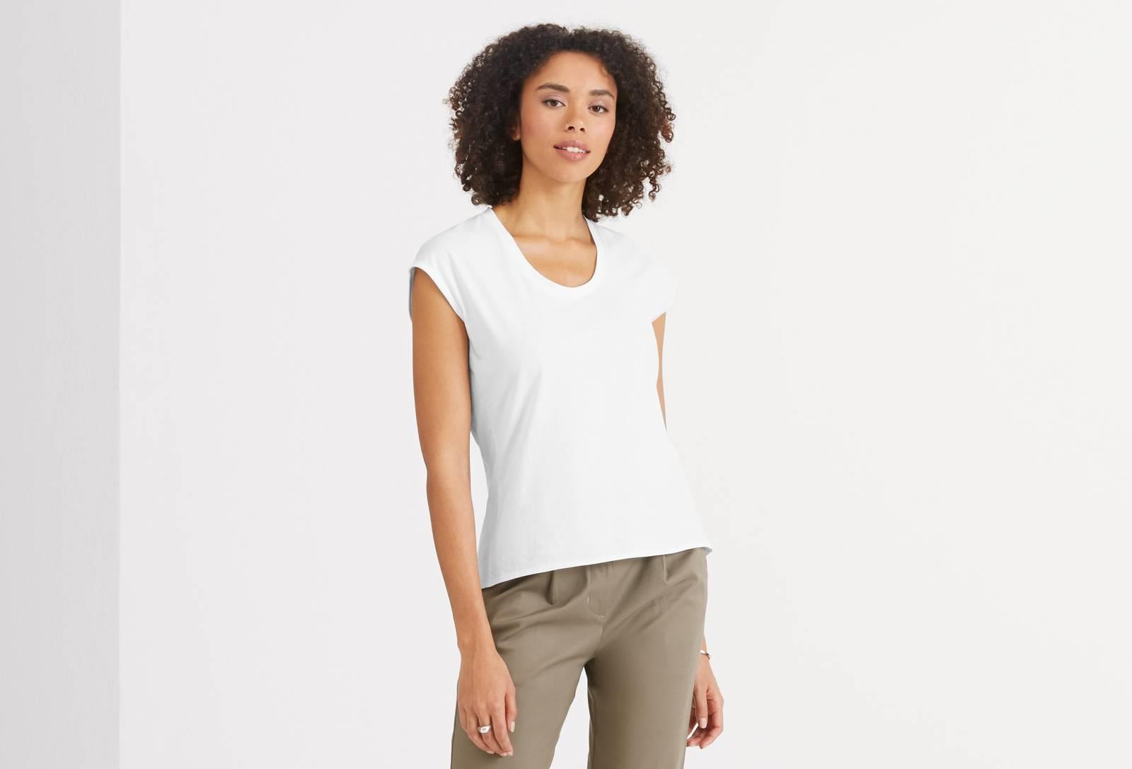 Basic Capsleeve T-Shirt - Pure