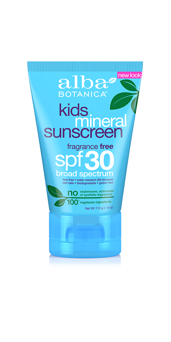 Kids Mineral Sunscreen Fragrance Free Lotion SPF 30 (2 Pack)