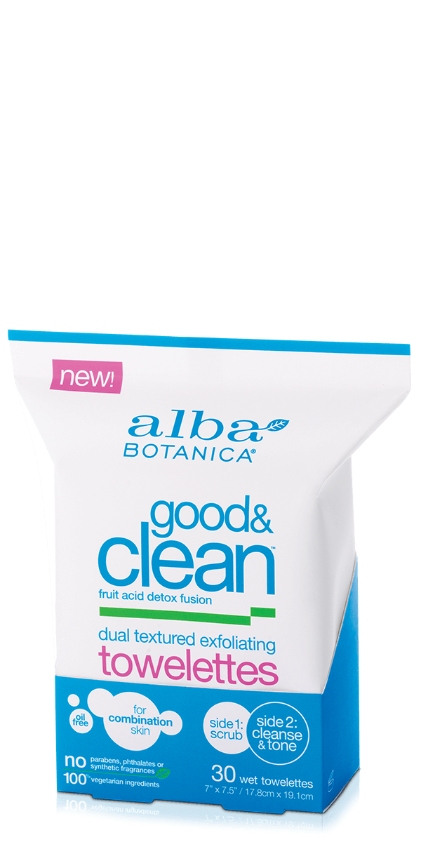 Good & Clean™ Dual Textured Exfoliating Towelettes (2 Pack)