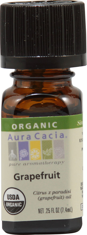 Aura Cacia - Organic Grapefruit Essential Oil (3-Pack)