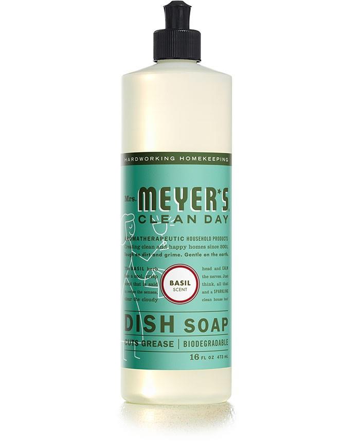 Mrs. Meyers Dish Soap- Basil (Set of 6)