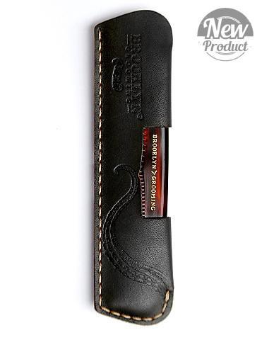 Brooklyn Grooming - Leather Comb Sleeve with Pocket Comb