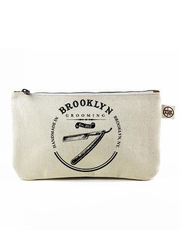 Brooklyn Grooming - Fieldman's Canvas Pouch  in Natural