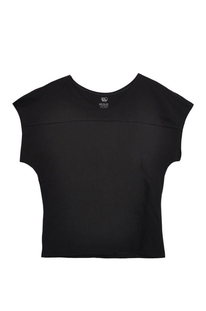 Women's Yoke Tee - Black