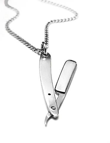 Brooklyn Grooming - Straight Razor Necklace