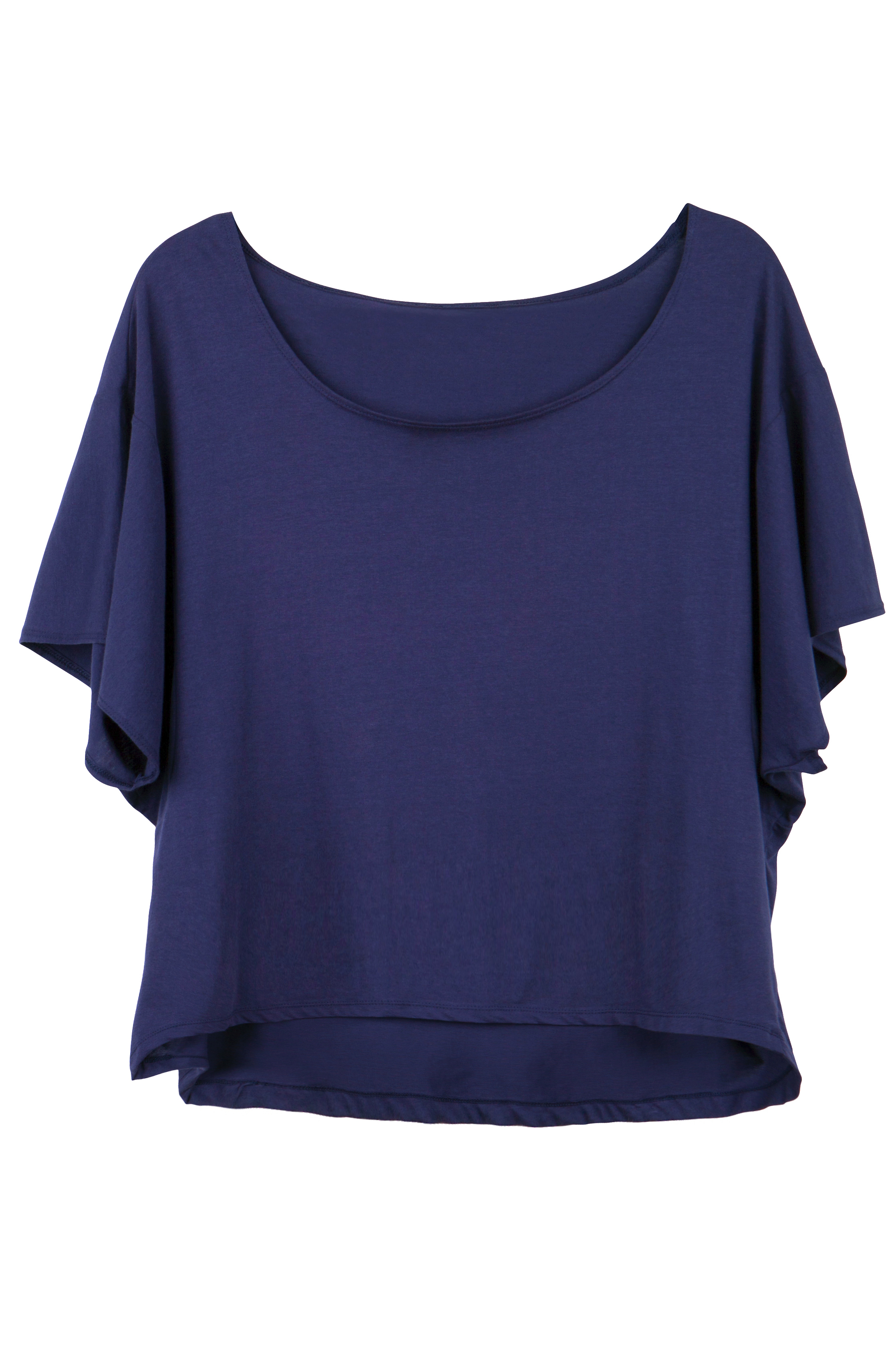 Women's Boxy Tee- Indigo