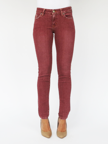 INDIE SKINNY - VINTAGE FINISH :: BURGUNDY