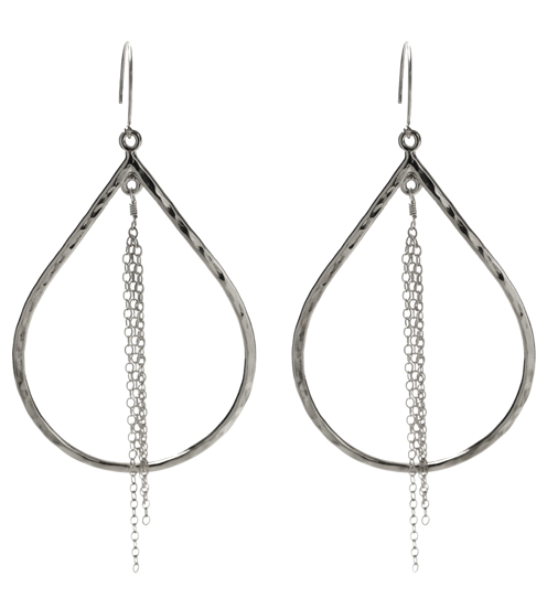 Cari Earrings Silver