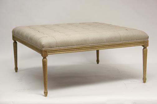 LOUIS TUFTED OTTOMAN