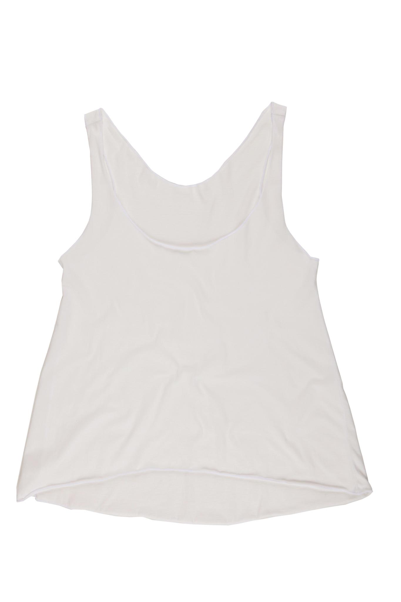 Women's Cropped Tank - White