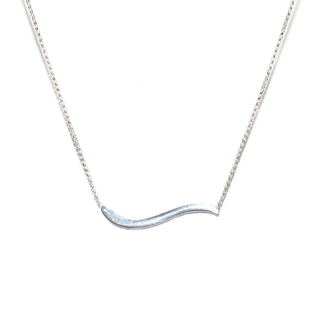 Curve Necklace Sterling Silver