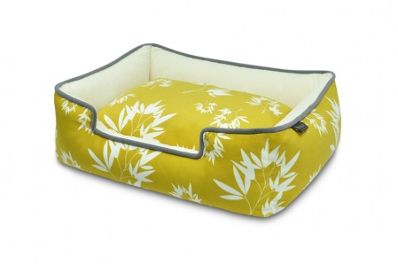 Bamboo Lounge Bed- Mustard