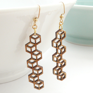 The Harbinger Co. Honeycomb Stringbean Earrings