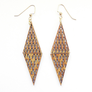 The Harbinger Co. Double Triangle Earrings