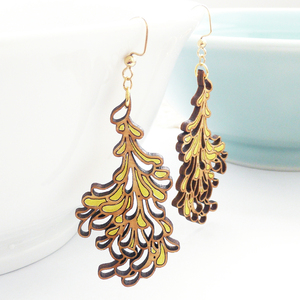 The Harbinger Co. Large Yellow Blossom Earrings