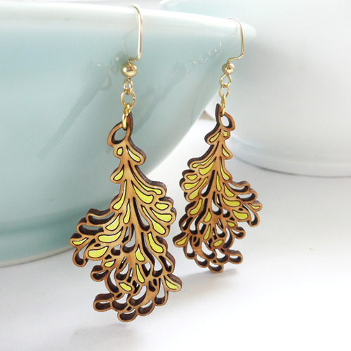 The Harbinger Co. Medium Yellow Blossom Earrings