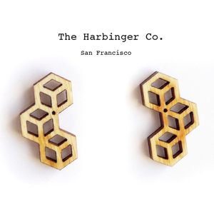 The Harbinger Co. Triple Cube Studs