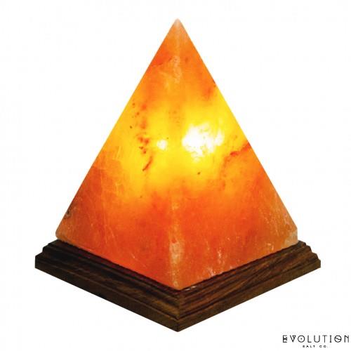 Pyramid Crystal Salt Lamp 6-7" Tall