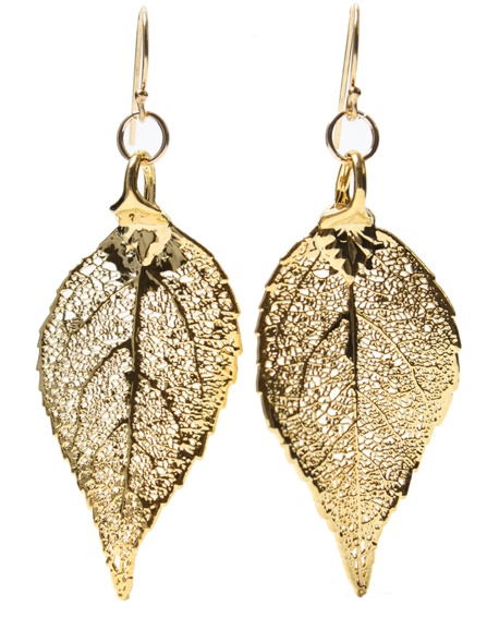 Evergreen Earrings Gold