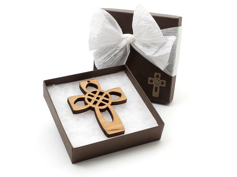 Timber Green Woods - Four Apostles Cross Ornament Gift Box