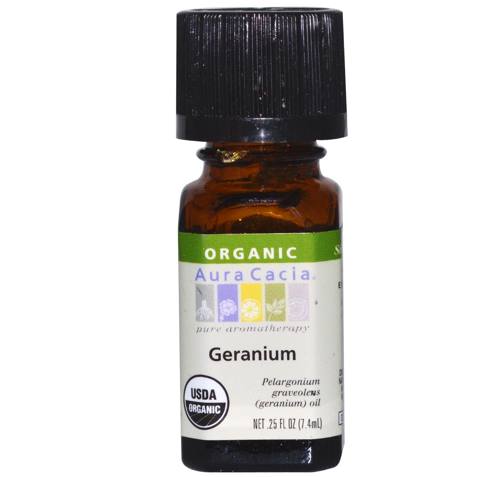 Aura Cacia - Organic Geranium Essential Oil (3-Pack)