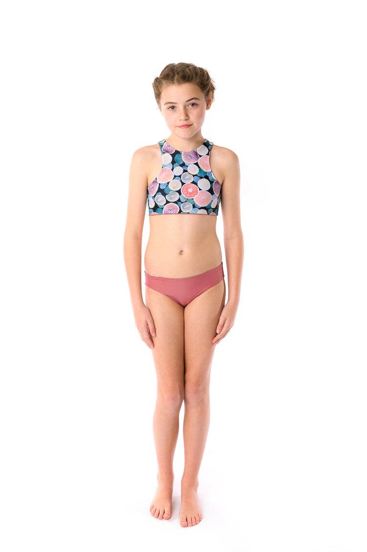 Elle Evans - Higo Reversible Crop Fruity with Grapefruit