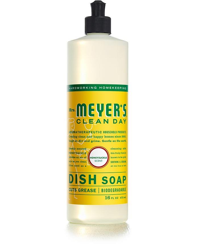 Mrs. Meyers Dish Soap- Honeysuckle (Set of 6)