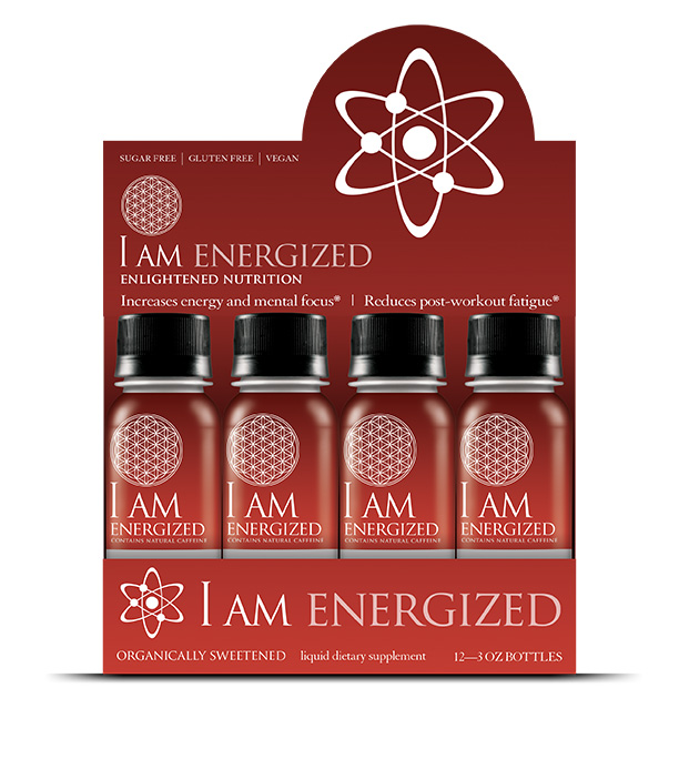 I AM Energized Liquid Supplement-12 Bottle Pack