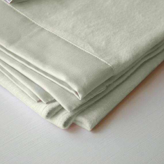 Baby Blanket -Large Organic Cotton Fleece in Natural 