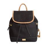 RokCork - Donnette Cork Vegan Backpack Natural Black