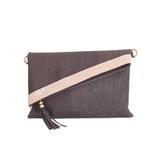 RokCork - Mimi Cork Vegan Clutch Dark Plum