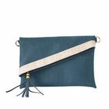 RokCork - Mimi Cork Vegan Clutch Teal