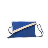 RokCork - Mimi Cork Vegan Clutch Sapphire Blue