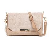 RokCork - Sandie Cork Shoulder Purse Luxe Croc