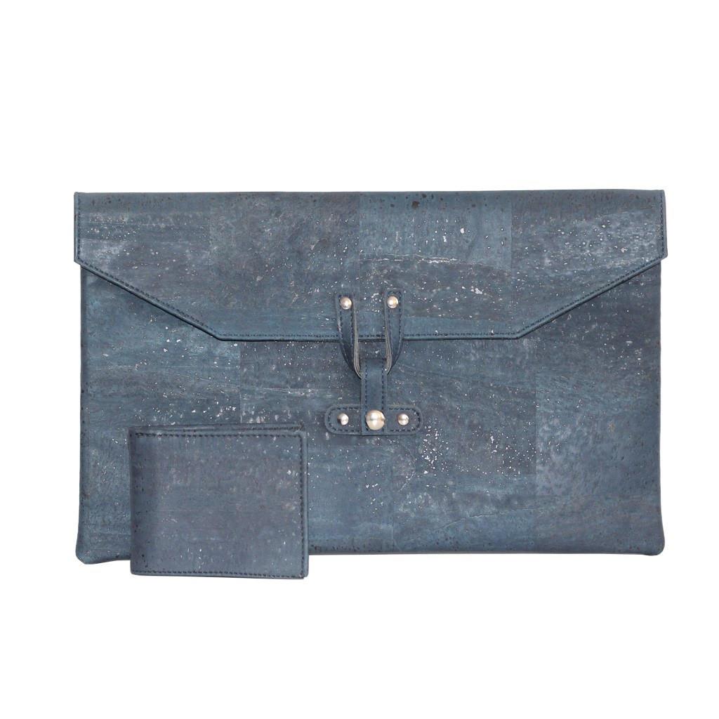 Maxwell Luxe 13" Laptop and Wallet Set Blue