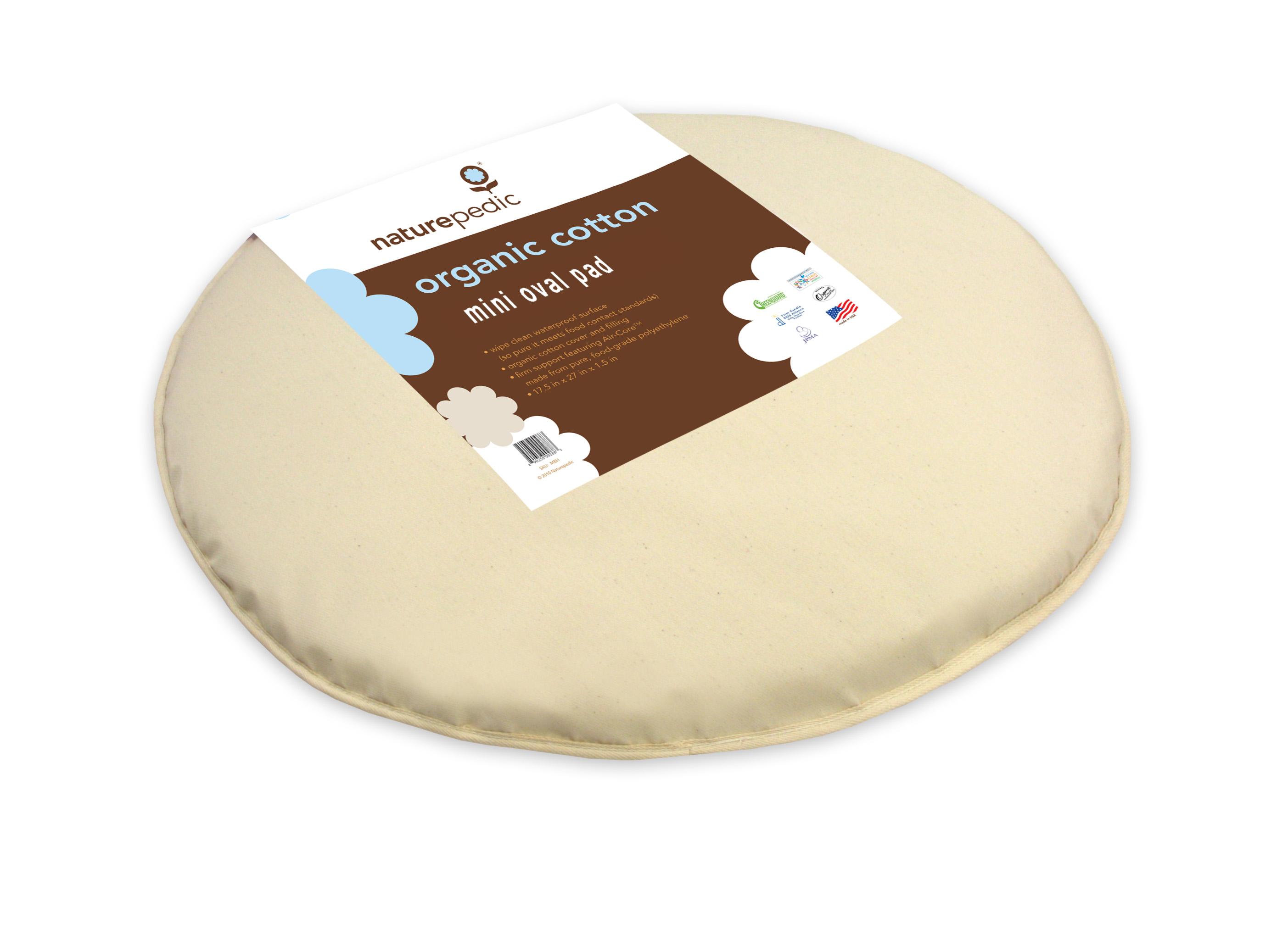 Bassinet Pad Oval 