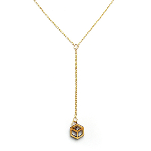 The Harbinger Co. Single Cube Drop Necklace