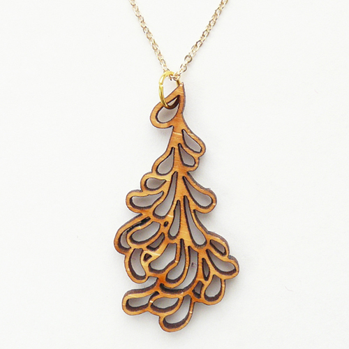 The Harbinger Co. Small Petal Pendant with Chain