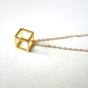 The Harbinger Co. Cube Pendant Necklace