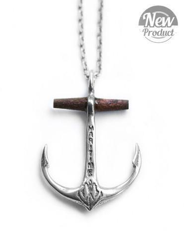 Brooklyn Grooming - Wood Beam anchor Necklace