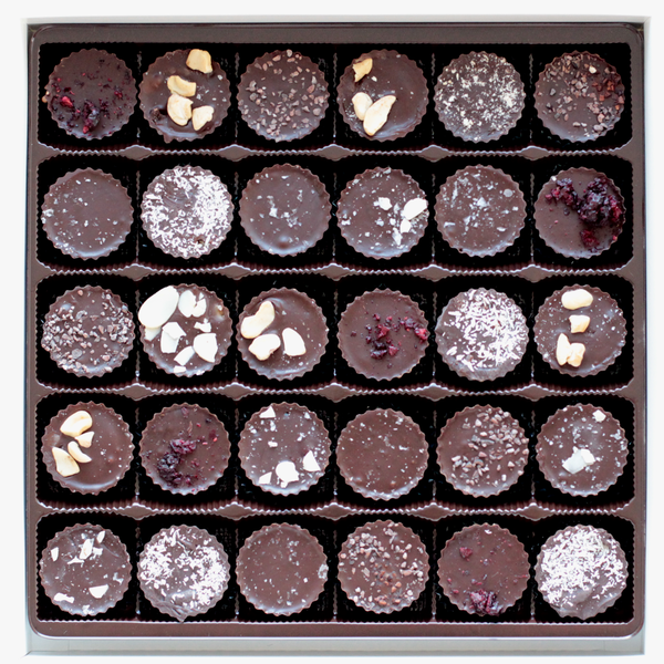 Eat Chic Chocolates - Pastry Box of 30 Assorted Dark Chocolates