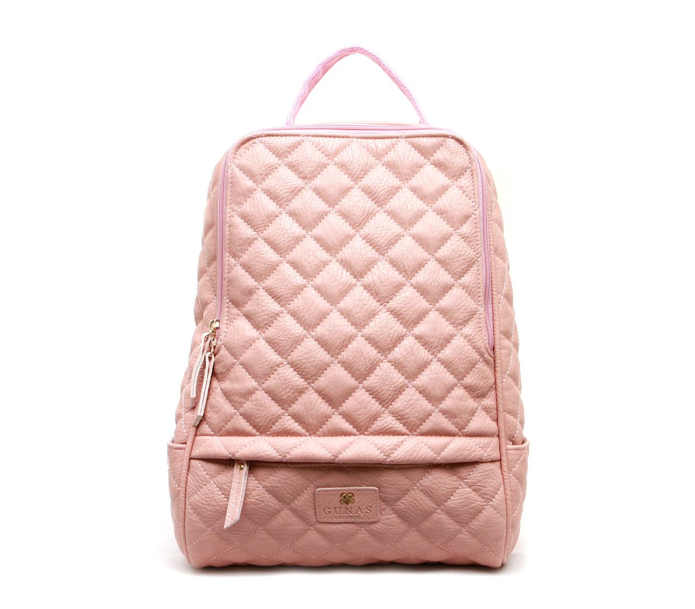 Gunas - Pink Cougar Quilted Backpack