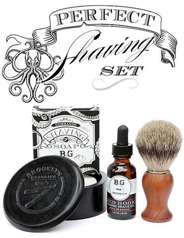 Brooklyn Grooming- Perfect Shaving Set w/Commando oil 