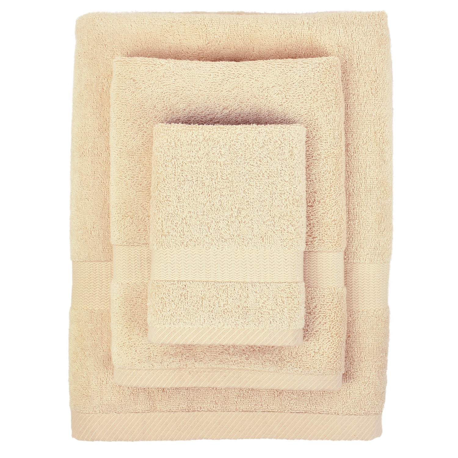 BAMBOO VISCOSE TOWEL SET- Butterscotch